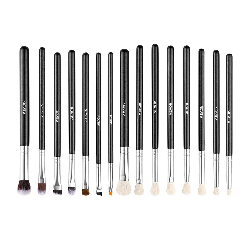 15-Piece Makeup Brush Set Foundation Eyeshadow Vegan Synthetic