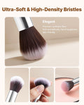 15-Piece Makeup Brush Set Foundation Eyeshadow Vegan Synthetic
