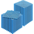 Interlocking Drainage Mat Tiles 50 Pack 30x30cm Non-Slip Blue
