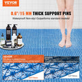 Interlocking Drainage Mat Tiles 50 Pack 30x30cm Non-Slip Blue
