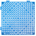 Interlocking Drainage Mat Tiles 50 Pack 30x30cm Non-Slip Blue