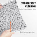 Interlocking Drainage Tiles 50 Pack 30x30cm Grey PVC Non-Slip