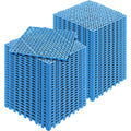55x Interlocking Cushion Tiles 30x30cm Drainage Mats Blue