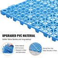 55x Interlocking Cushion Tiles 30x30cm Drainage Mats Blue