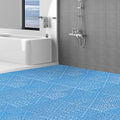 55x Interlocking Cushion Tiles 30x30cm Drainage Mats Blue