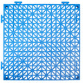 55x Interlocking Cushion Tiles 30x30cm Drainage Mats Blue