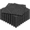 VEVOR Interlocking Drainage Floor Tiles 12 Pack 30x30cm Black Non-Slip