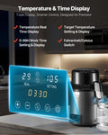 Water Distiller 4L 1750W Stainless Steel Glass Pot Grey
