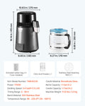 Water Distiller 4L 1750W Stainless Steel Glass Pot Grey