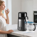 Water Distiller 4L 1750W Stainless Steel Glass Pot Grey