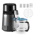 Water Distiller 4L 1750W Stainless Steel Glass Pot Grey