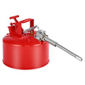 Safety Gas Can 9.5L Type II Red Fuel Storage Stainless Steel