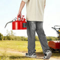 Safety Gas Can 9.5L Type II Red Fuel Storage Stainless Steel