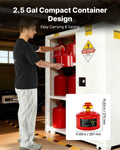 Safety Gas Can 9.5L Type I Red Gasoline Stainless Steel Flame