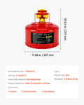 Safety Gas Can 9.5L Type I Red Gasoline Stainless Steel Flame