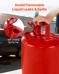 Safety Gas Can 19L Type I Red Gasoline Petrol Storage Container