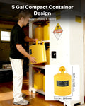 Safety Can 19L Type I Yellow Diesel Fuel Storage Stainless Steel