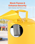 Safety Can 19L Type I Yellow Diesel Fuel Storage Stainless Steel