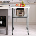 Stainless Steel Work Table 61x61x91.4cm 600lbs Commercial Kitchen