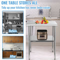 Stainless Steel Work Table 30x30x36in Commercial Food Prep