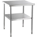 Stainless Steel Work Table 30x30x36in Commercial Food Prep