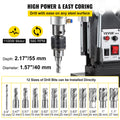 Magnetic Drill 1100W 12000N Portable Electric Mag Drill Press 580RPM