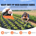 Weed Barrier Landscape Fabric, 3*100FT Heavy Duty Garden Weed Fabric, Woven PP Weed Control Fabric, Driveway Fabric, Geotextile Fabric for Landscaping, Ground Cover, Weed Blocker Weed Mat, Black