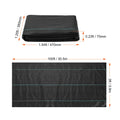 Weed Barrier Landscape Fabric, 3*100FT Heavy Duty Garden Weed Fabric, Woven PP Weed Control Fabric, Driveway Fabric, Geotextile Fabric for Landscaping, Ground Cover, Weed Blocker Weed Mat, Black
