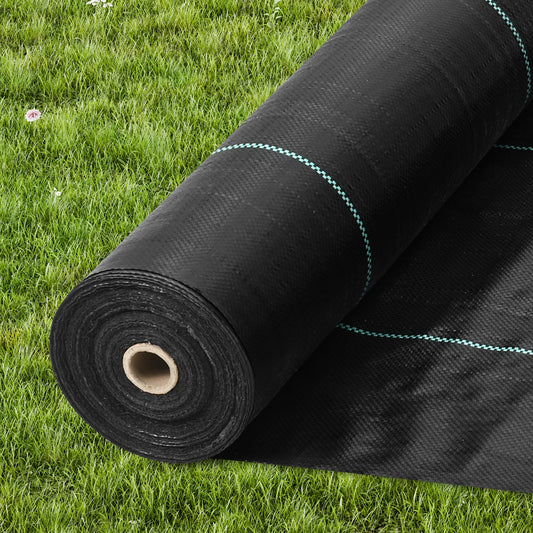 Weed Barrier Landscape Fabric 4x250ft Heavy Duty Woven PP Mat