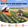 Weed Barrier Landscape Fabric 4x250ft Heavy Duty Woven PP Mat
