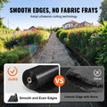 4FTx300FT Premium Heavy Duty Weed Barrier Landscape Fabric, 3.2OZ Woven Geotextile Fabric Under Gravel, High Permeability for Weed Blocker Weed Mat, Driveway Fabric, Weed Control Garden Cloth