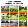 4FTx300FT Weed Barrier Landscape Fabric 3.2OZ Geotextile Woven