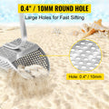Metal Detector Sand Scoop Steel Handle Hunting Beach Treasure