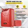 Jerry Fuel Can 20L Portable Gas Tank Red Steel 2PCS Rustproof