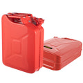 Jerry Fuel Can 20L Portable Gas Tank Red Steel 2PCS Rustproof
