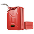 Jerry Fuel Can 20L Portable Gas Tank Red Steel 2PCS Rustproof