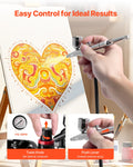 Airbrush Kit 1/6 HP Air Compressor Tank 1 Brush 3 Tips