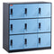 9 Door Metal Storage Cabinet Black Steel Office Employee
