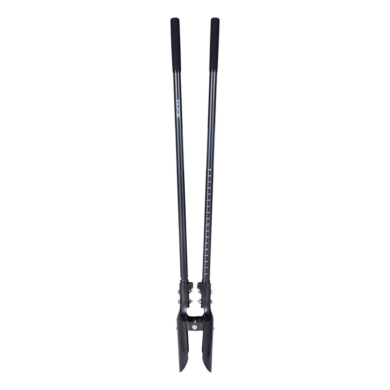Post Hole Digger Heavy Duty Carbon Steel 1460mm Manual Gardening