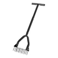 Lawn Aerator 9.2in Manual Core 15 Iron Spikes Heavy Duty Grass Tool