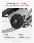 AB Workout Machine Adjustable Core Abdominal Trainer Home Gym