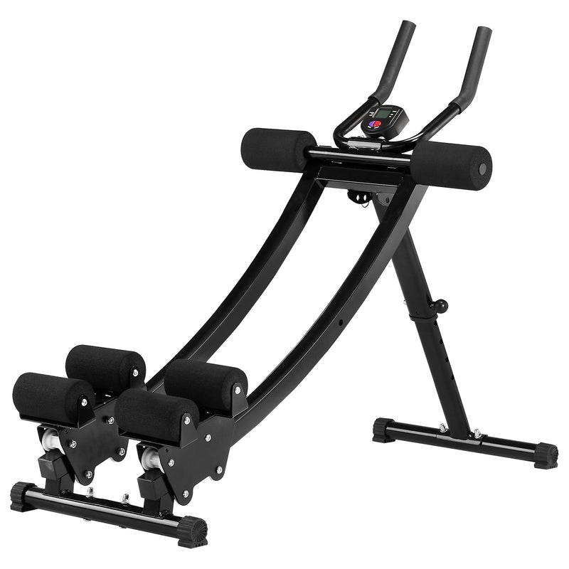 AB Workout Machine Dual-Track Abdominal Core Home Gym Trainer