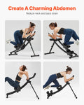 AB Workout Machine Dual-Track Abdominal Core Home Gym Trainer