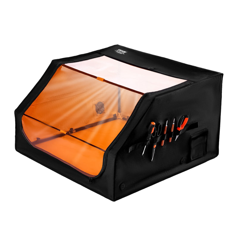 Laser Engraver Enclosure 800x800x500mm Fireproof Exhaust Fan