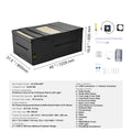 Laser Engraver Enclosure 1228 x 800 x 500 mm Fireproof Protective Cover