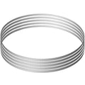 Band Saw Blade, 1650*16*0.56mm, 5 PCS/Pack Meat Bandsaw Blades for Replacement, Carbon Steel Blade, Meat Cutting Blade Wrapped by Rust-Proof Paper, Fit for Commercial Bone Saw Machines