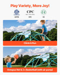 Climbing Dome 305cm Geometric Jungle Gym Octopus Net 453kg Kids