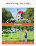 Climbing Dome 305cm Geometric Jungle Gym 453kg Outdoor Kids Equipment