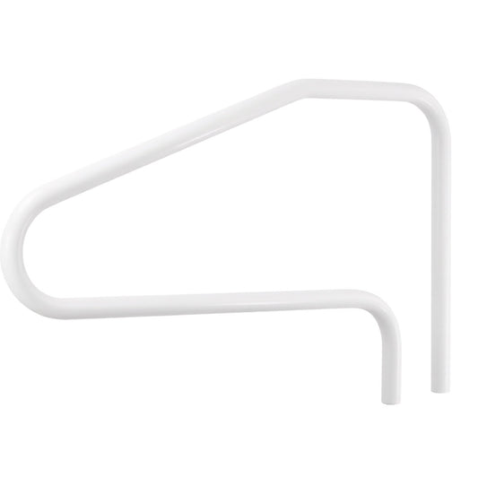 Pool Rail, 122 x 81.3 cm Pool Handrail, 100kg Load Capacity Heavy Duty Stainless Steel Swimming Handrail, Seamless Welding, Recessed or Base Mount, for Poolside, Water Parks, Spa Centers