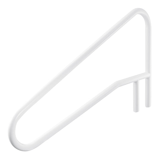 Pool Rail, 137.1 x 81.3 cm Pool Handrail, 100kg Load Capacity Heavy Duty Stainless Steel Swimming Handrail, Seamless Welding, Recessed or Base Mount, for Poolside, Water Parks, Spa Centers
